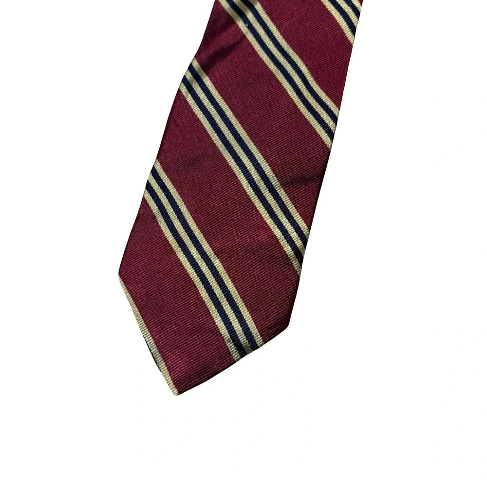 Brooks Brothers Men's Striped Silk Tie Size XL - 3 1/4